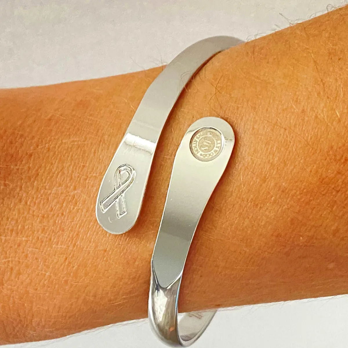Hollywood Sensation Cancer Awareness Engraved Bracelet