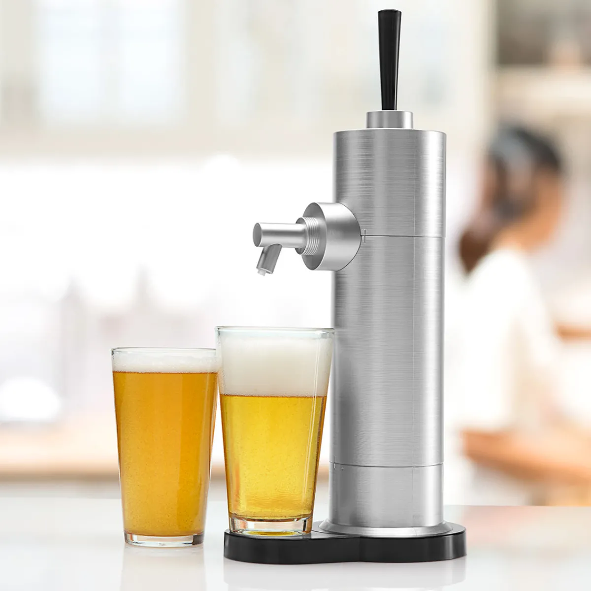 Seljan Tool Company Canned Beer Draft System by Sharper Image