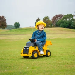 Kids DTI Direct Inc CAT Dump Truck Ride-On Toy