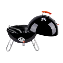 Grill Daddy Brush Co. Charcoal BBQ Smoker with Built-In Thermometer