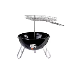 Grill Daddy Brush Co. Charcoal BBQ Smoker with Built-In Thermometer