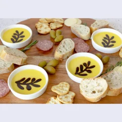 Widgeteer Inc. Charcuterie Board and 4-Piece Individual Dipping Set