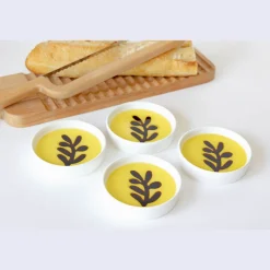Widgeteer Inc. Charcuterie Board and 4-Piece Individual Dipping Set