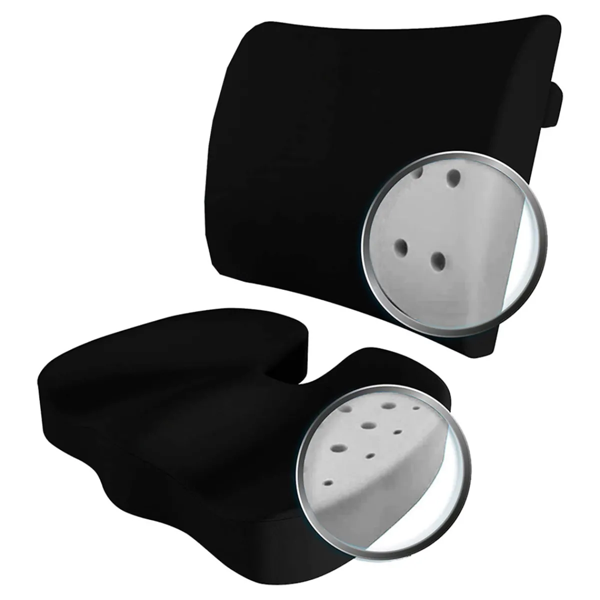 Teleshop Inc. (Beauty Ko LLC) Comfort Office Chair Cushion Set