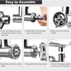 LanKim LLC Commercial Grade Heavy Duty Meat Grinder