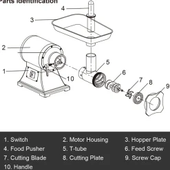 LanKim LLC Commercial Grade Heavy Duty Meat Grinder