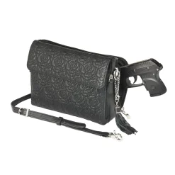 Kingport Industries, LLC Concealed Carry Embroidered Clutch Crossbody