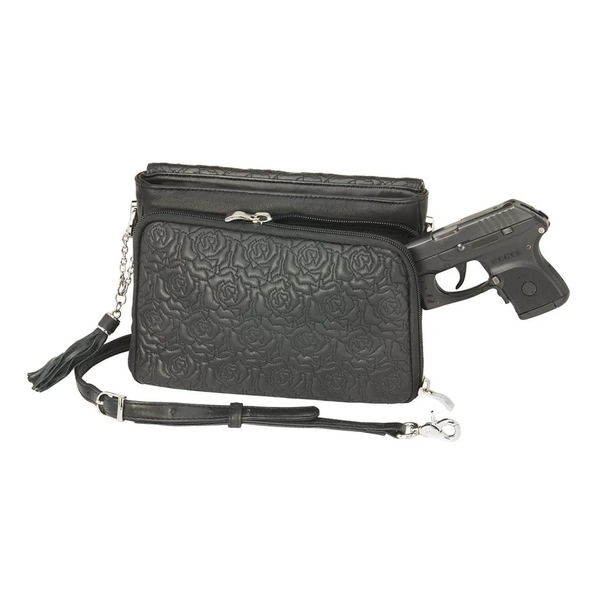 Kingport Industries, LLC Concealed Carry Embroidered Clutch Crossbody