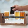 Sharper Image Craft Beer Flight Set