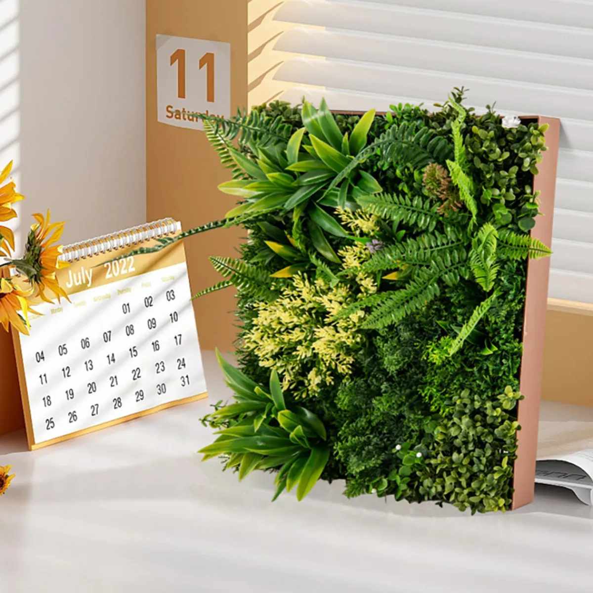 MI - Zhejiang Focus-On Import u0026 Export Co., LTD. 3D Hanging Greenery Hedge (Set of 2)