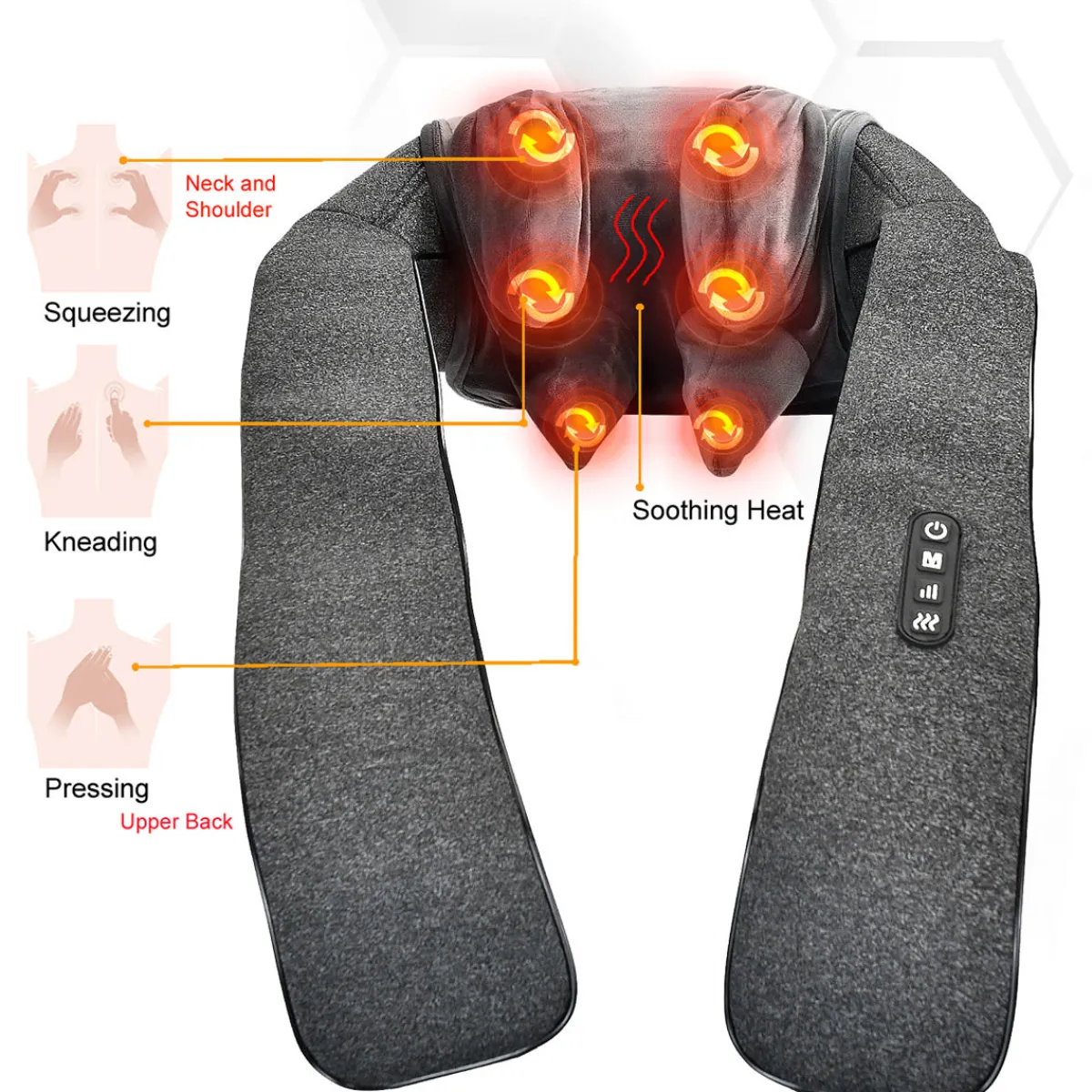 Sharper Image 5D Neck and Shoulder Massager with Heat