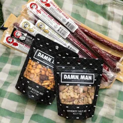 SeaBear Company Damn, Man Gourmet Beef Sticks and Nuts Box