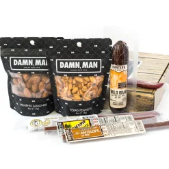 Sugar Plum Inc Damn, Man Gourmet Nuts and Exotic Meats Box
