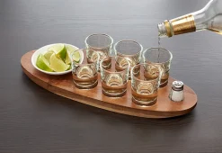 Odash Inc. Deluxe Shot Glass Tray Set
