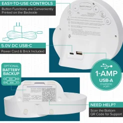 LaCrosse Technology, Ltd. Digital Alarm Clock with Glow Light