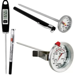 BH Home Good LLC Digital Thermometer and Deep Fry Thermometer Set