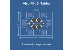 The Lazy Susan Revolution Inc. Dinner Table Lazy Susan