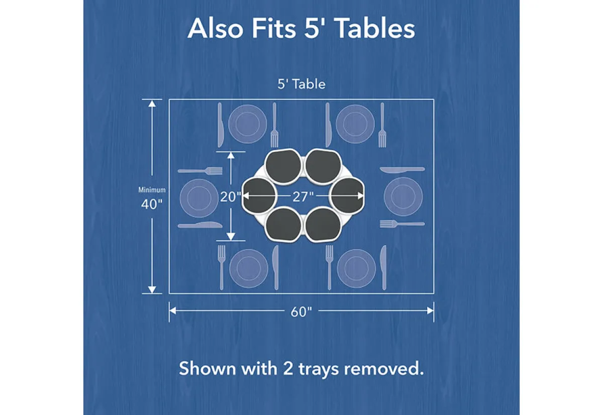 The Lazy Susan Revolution Inc. Dinner Table Lazy Susan