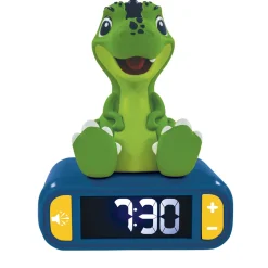 LEXIBOOK AMERICA INC Dinosaur Digital Alarm Clock with Nightlight