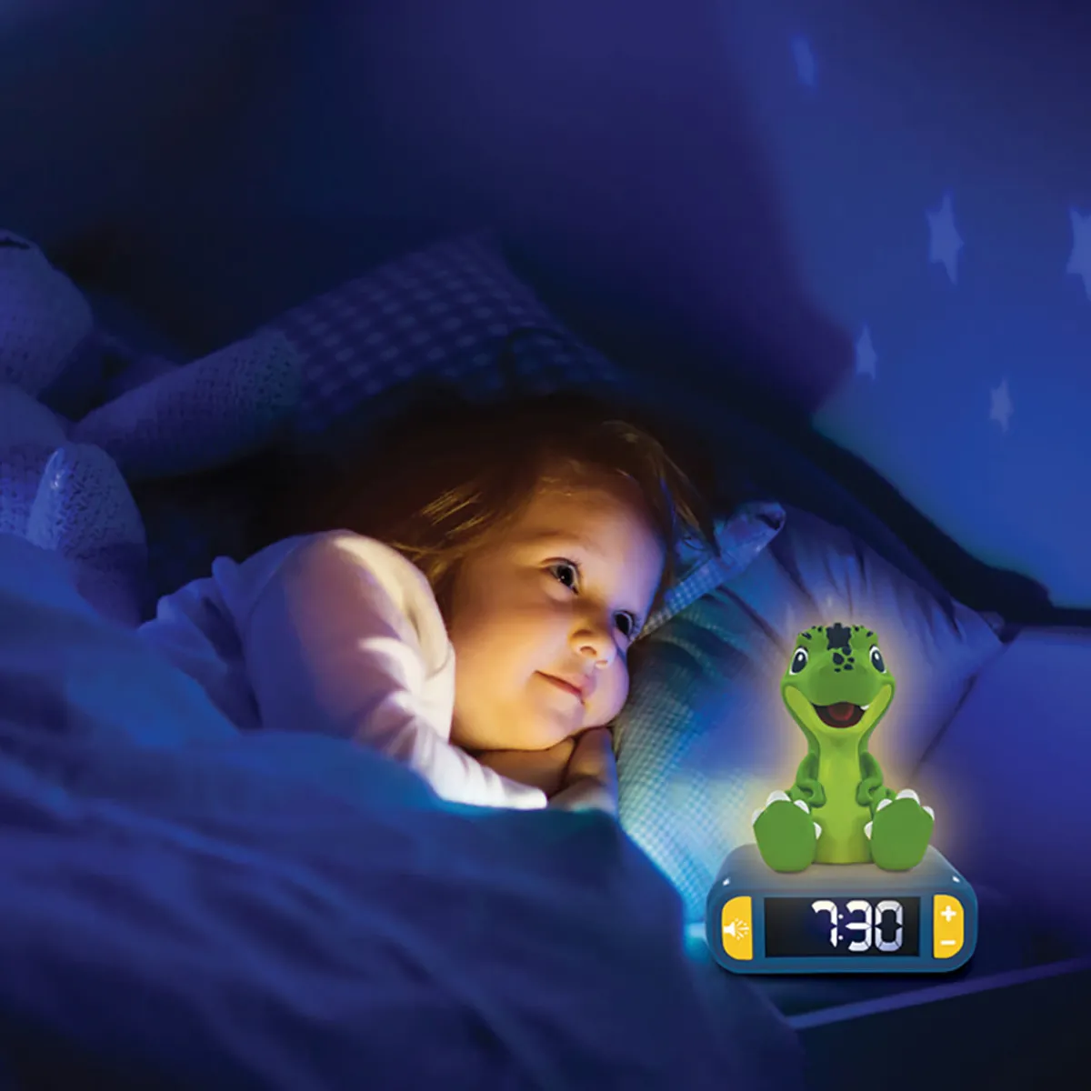 LEXIBOOK AMERICA INC Dinosaur Digital Alarm Clock with Nightlight