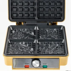 Uncanny Brands, LLC Disney Beauty and The Beast Deluxe Waffle Maker
