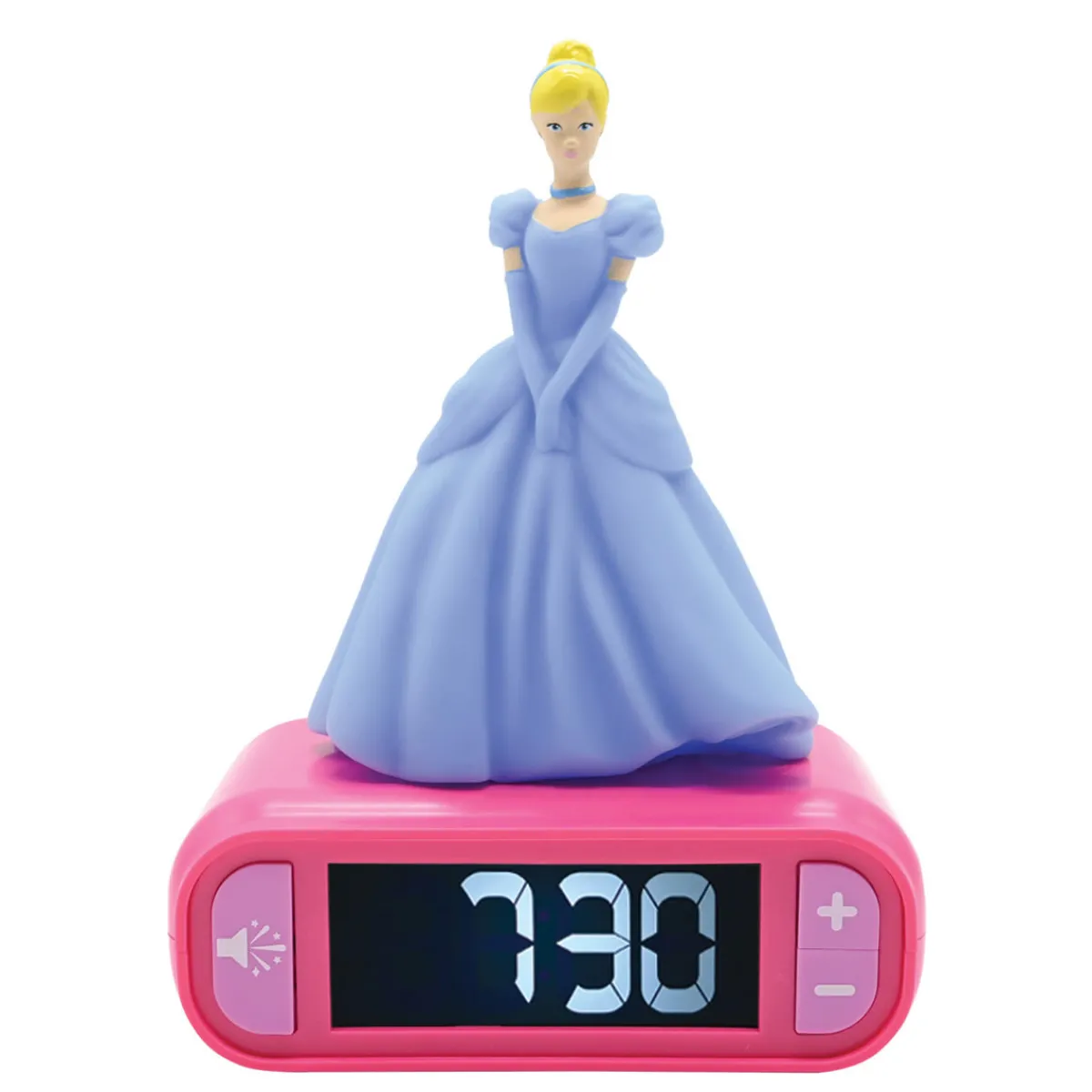LEXIBOOK AMERICA INC Disney Cinderella Digital Alarm Clock with Nightlight