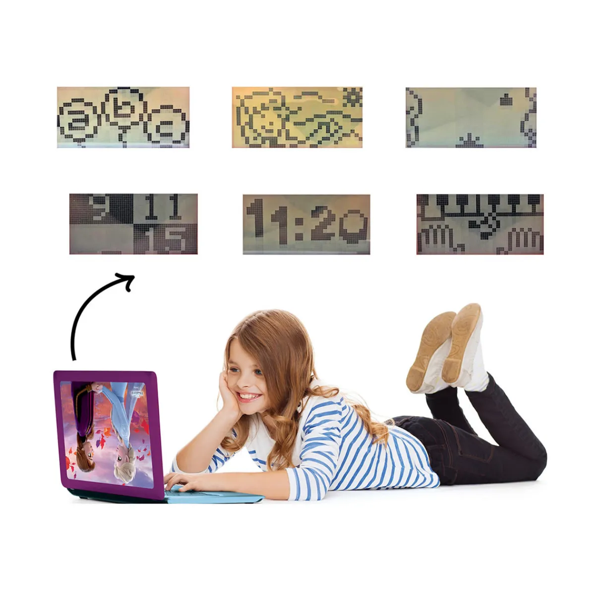 LEXIBOOK AMERICA INC Disney Frozen Bilingual Talking Educational Laptop