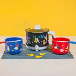 Uncanny Brands, LLC Disney Mickey Mouse Hot Pot with Ramen Bowls