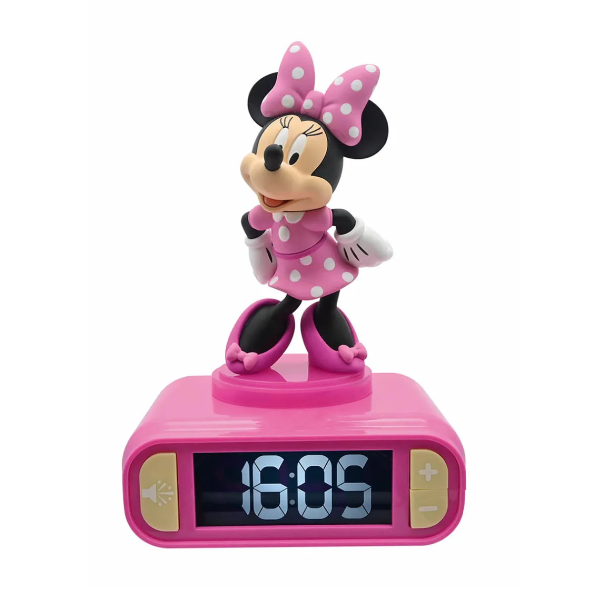 LEXIBOOK AMERICA INC Disney Minnie Mouse Digital Alarm Clock with Nightlight