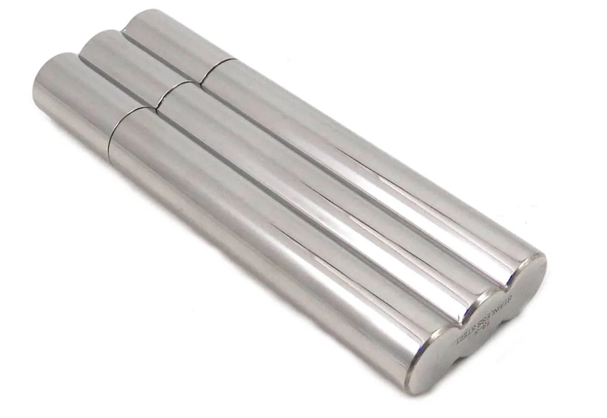 Bey-Berk International Inc Double Cigar Holder And Flask