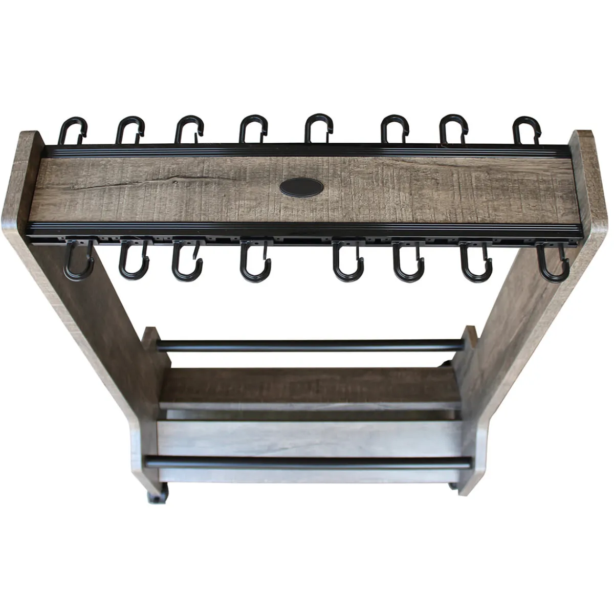 ReelSonar Inc Double Sided Rolling 16 Fishing Rod Rack