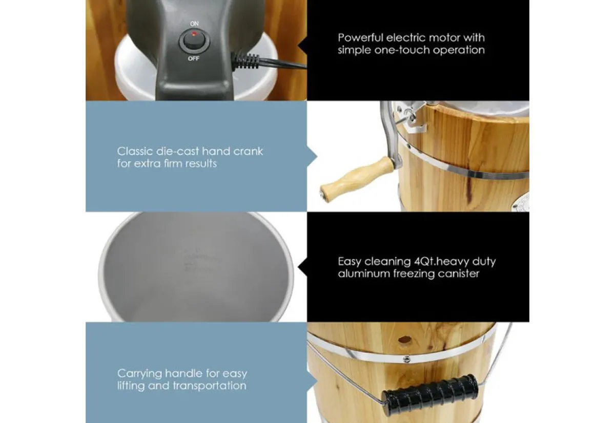 Pick Five Imports dba MAXI-MATIC, USA Electric Ice Cream Maker
