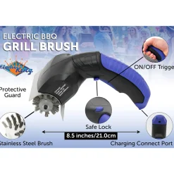 Sharper Image Electric Power Scrubber Grill Brush