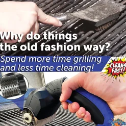 Sharper Image Electric Power Scrubber Grill Brush