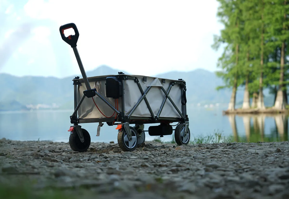 Unigo Inc Electric Pull-Assist Utility Wagon
