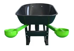 American Lawn Mower Co Ergonomic Pivoting Handle Wheelbarrow