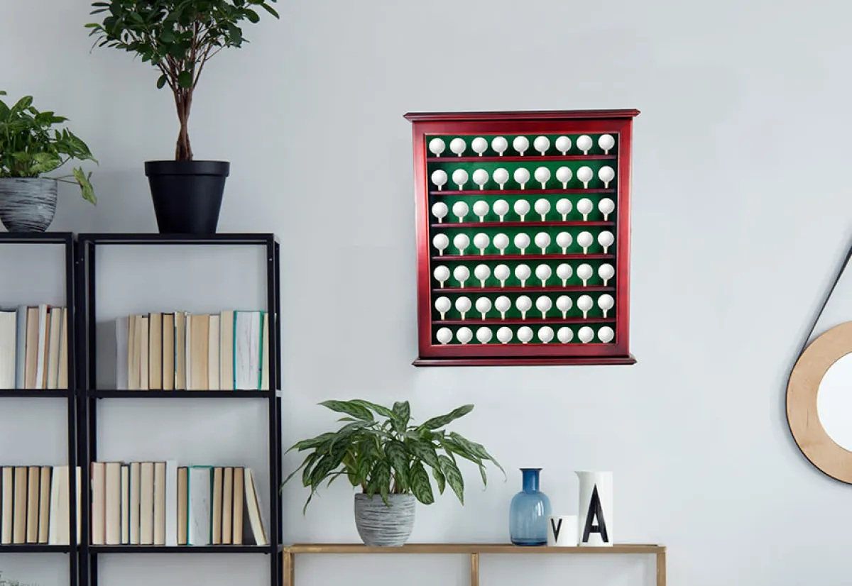 Golf Gifts and Gallery Executive 63 Golf Ball Display Cabinet
