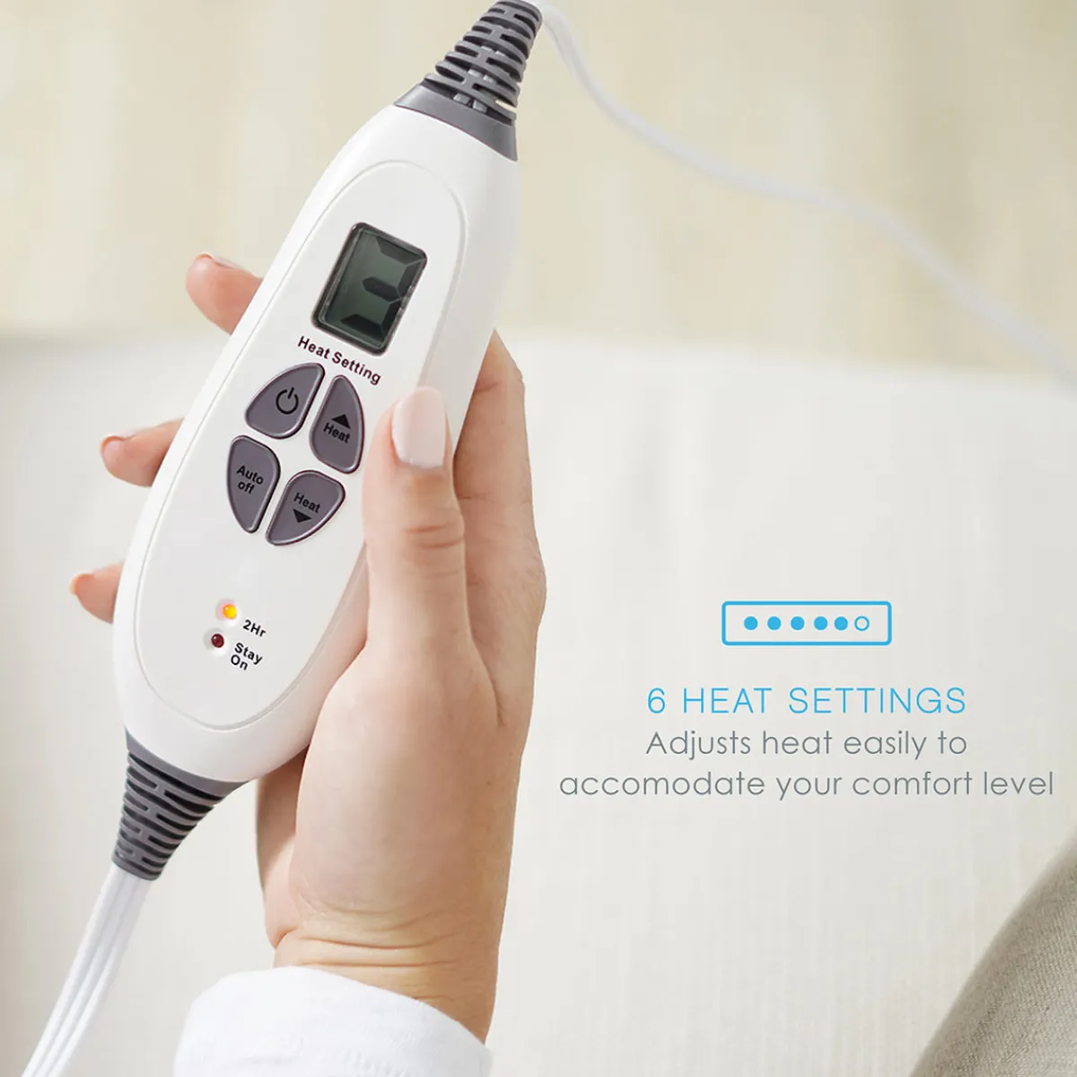 Sharper Image Extra-Wide Heating Pad
