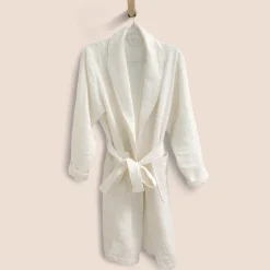 Sharper Image Featherweight Linen Blend Robe