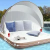GoPlus (Costway) Floating Pool Lounge with Canopy