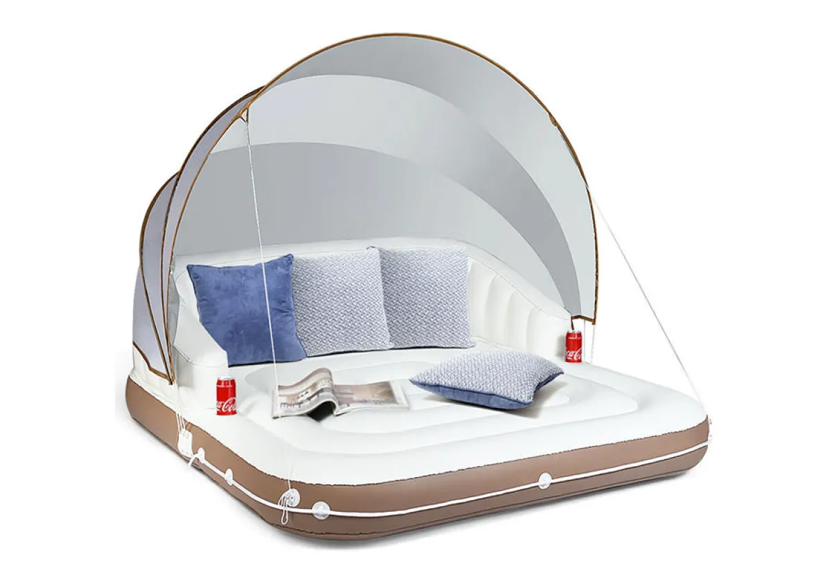 GoPlus (Costway) Floating Pool Lounge with Canopy