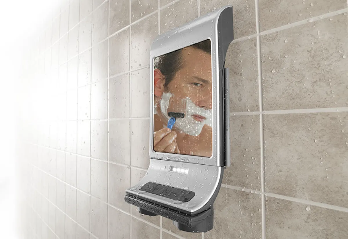 Zadro Inc Fog-Free Shower Mirror and Bluetooth Speaker