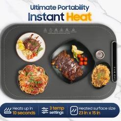 Sharper Image Foldable Food Warming Mat