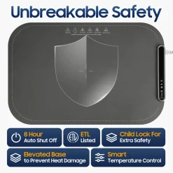 Sharper Image Foldable Food Warming Mat