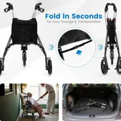 GoPlus (Costway) Foldable Rollator Walker