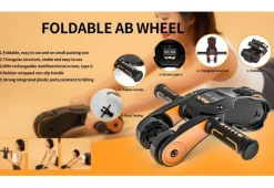 Teleshop Inc. Folding Ab Wheel Roller