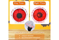 Mindscope Products Inc. 3-Ft. Inflatable Halloween Eyeballs (Set of 2)
