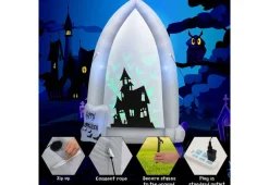 GoPlus (Costway) 7-Ft. Inflatable Halloween Tombstone