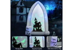 GoPlus (Costway) 7-Ft. Inflatable Halloween Tombstone