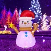 GoPlus (Costway) 4-Ft. Inflatable Snowman with Rotating LED Lights